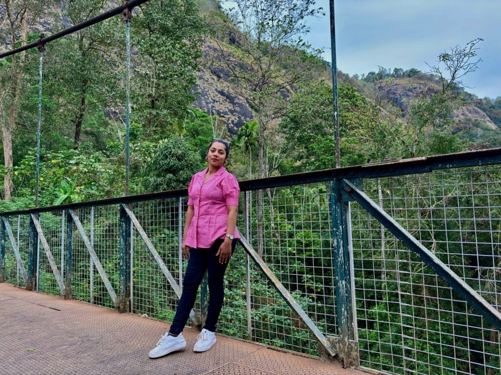 Hanging Bridge Near Ponmudi Dam